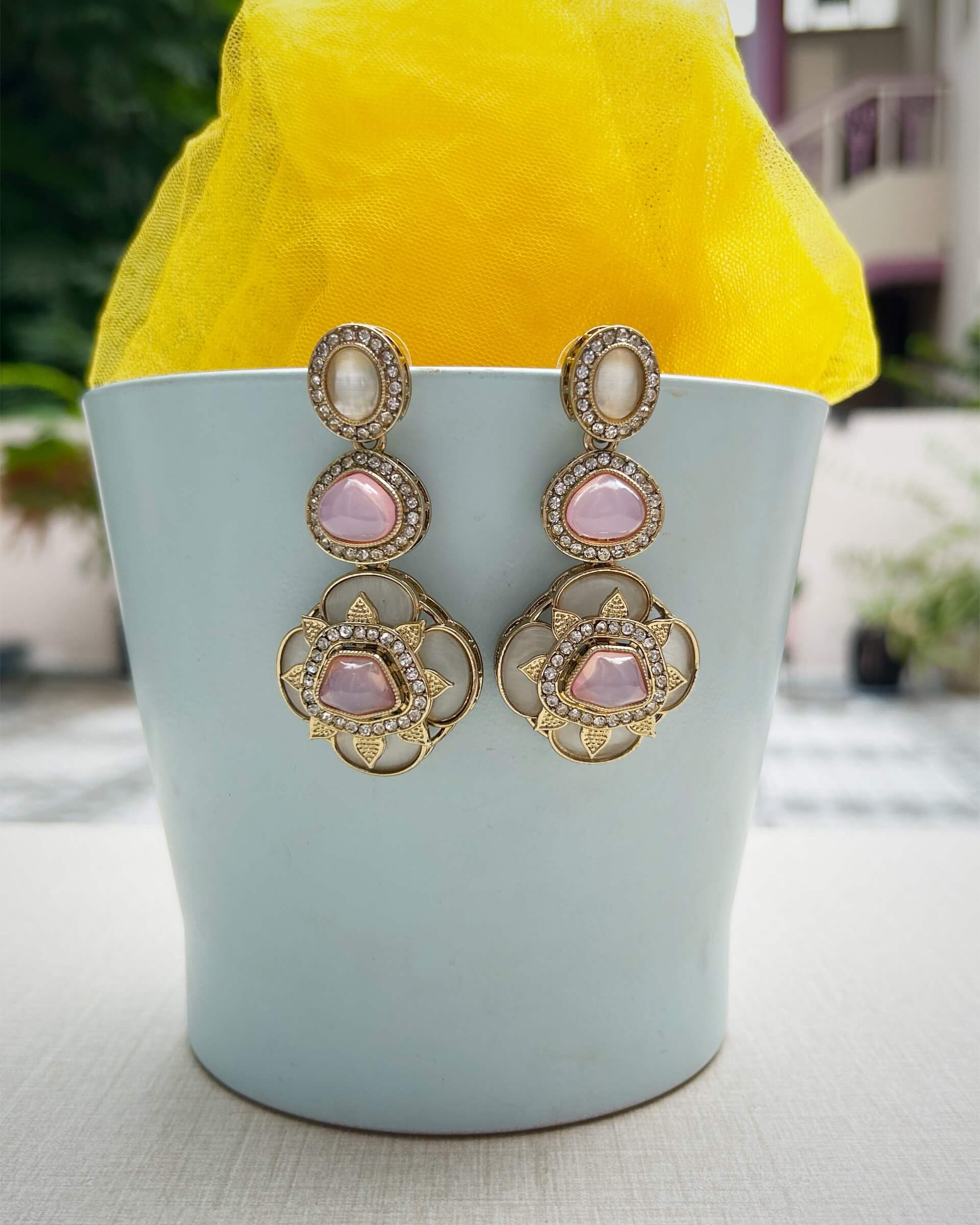 women with earrings