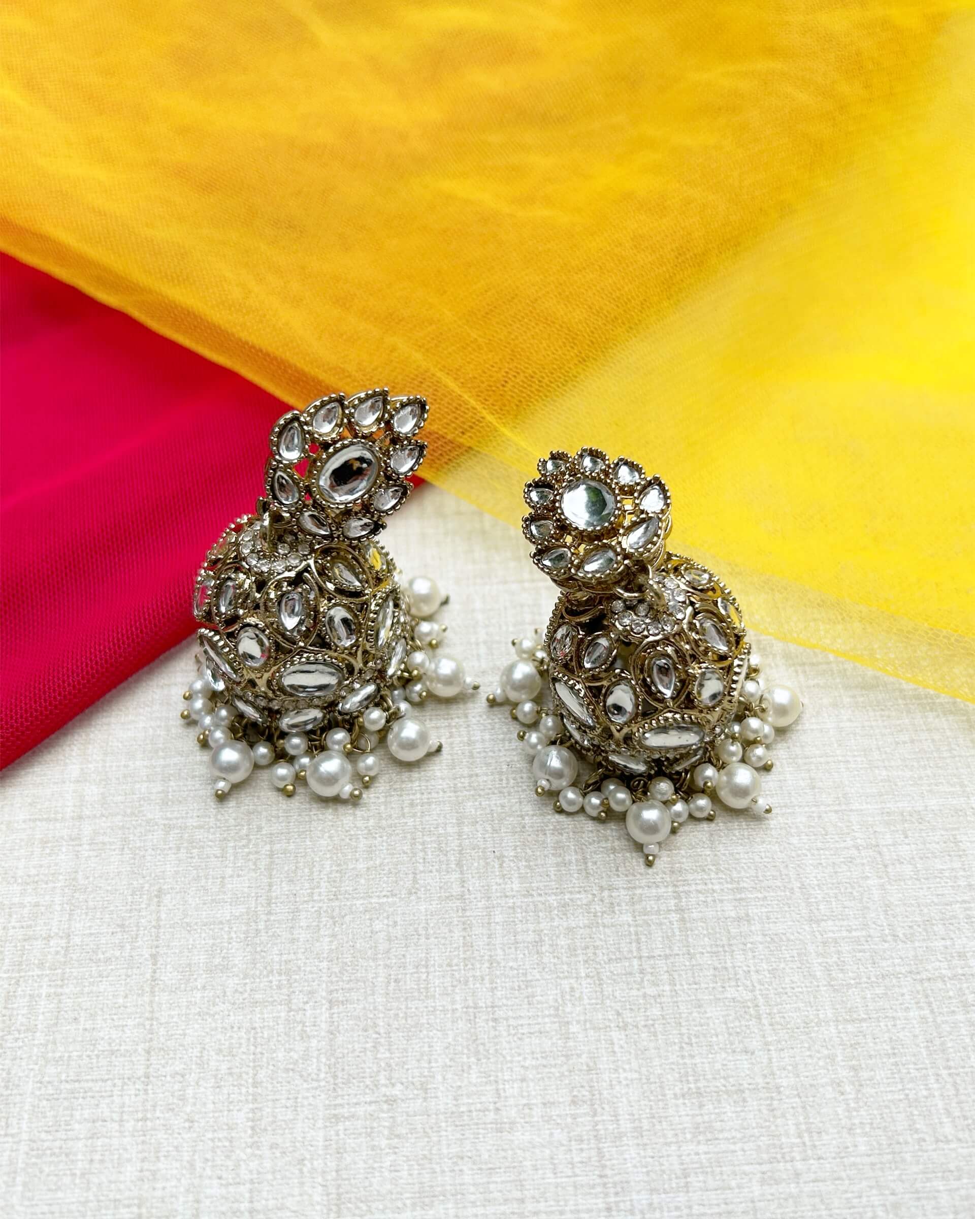 Antic Gold Jhumka