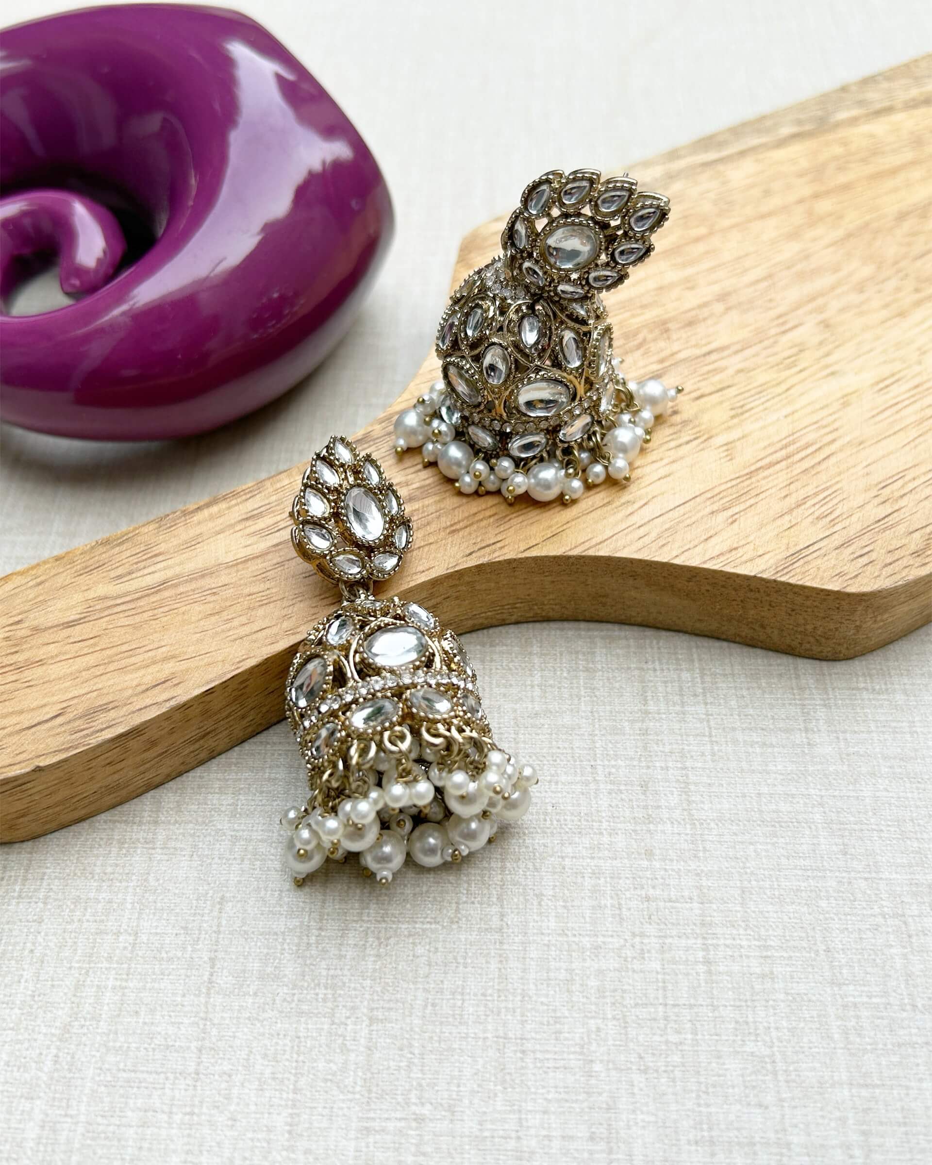 Antic Gold Jhumka