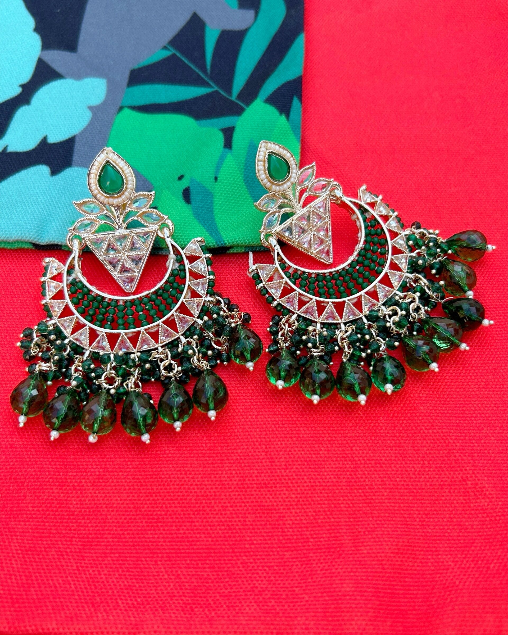 Antique chandbali earrings