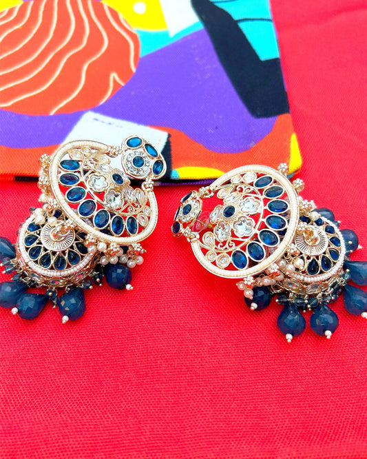 kundan jhumkas