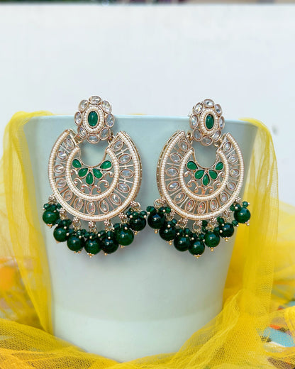 Chand bali earrings artificial