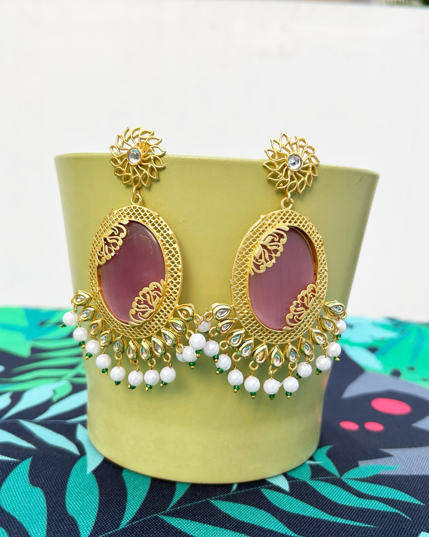 Earrings Brass