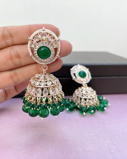 ad jhumka earrings