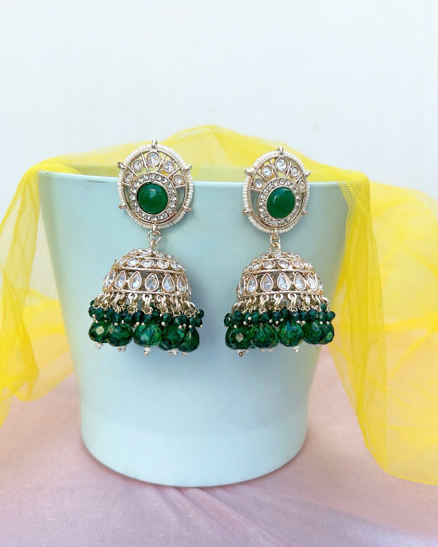 ad jhumka earrings