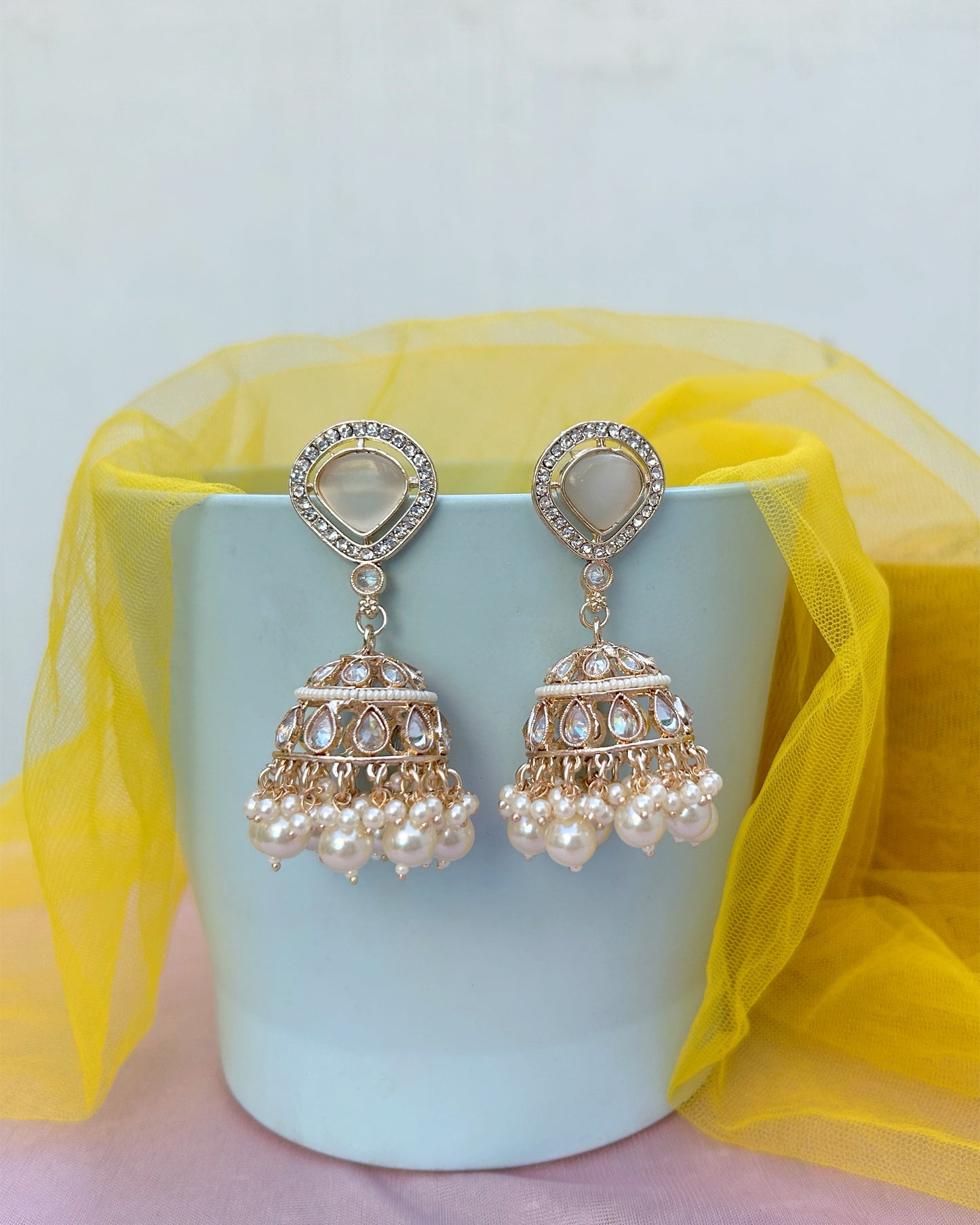 ad stone earrings