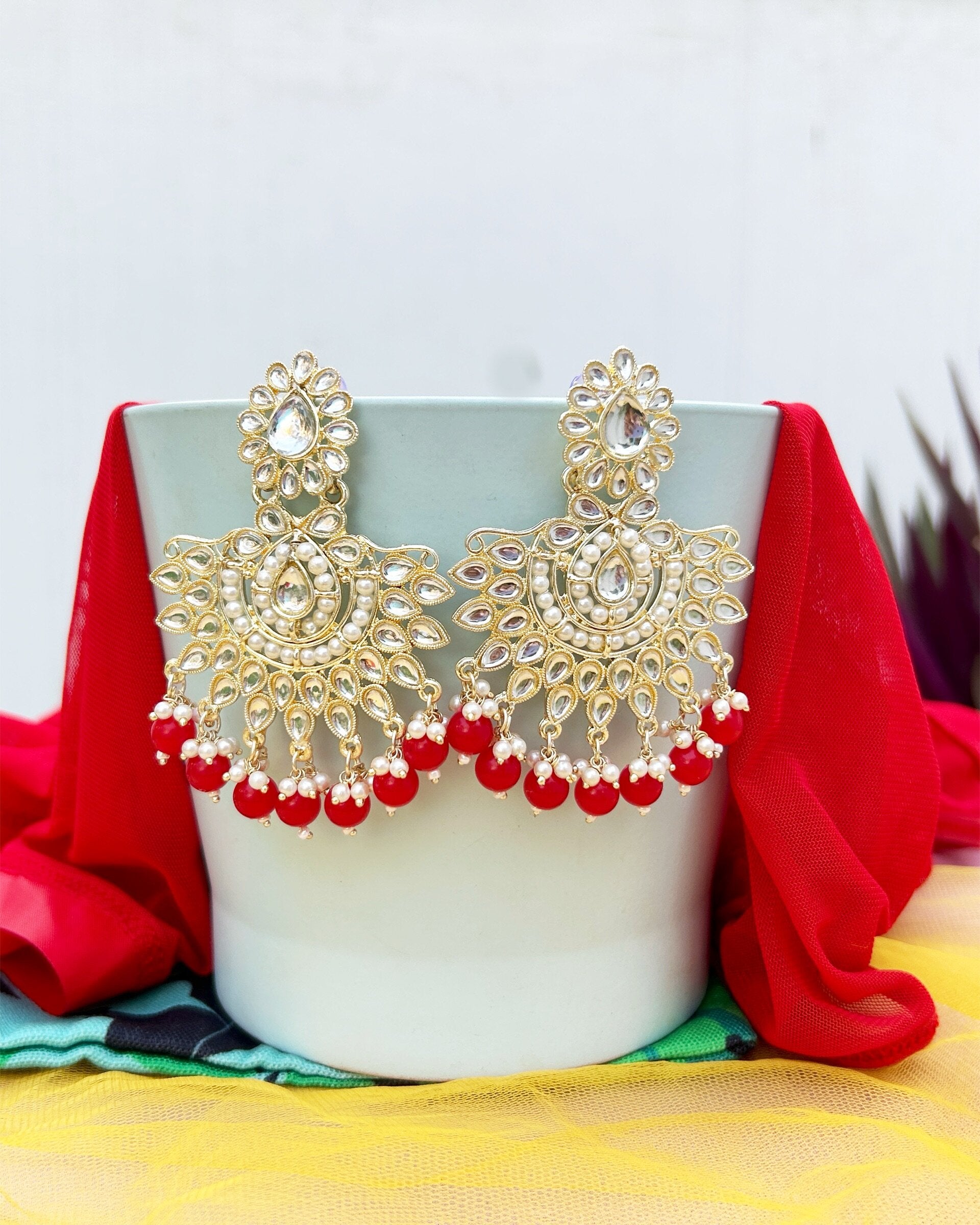 kundan earrings online
