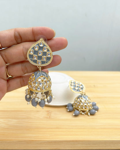 meenakari jhumka