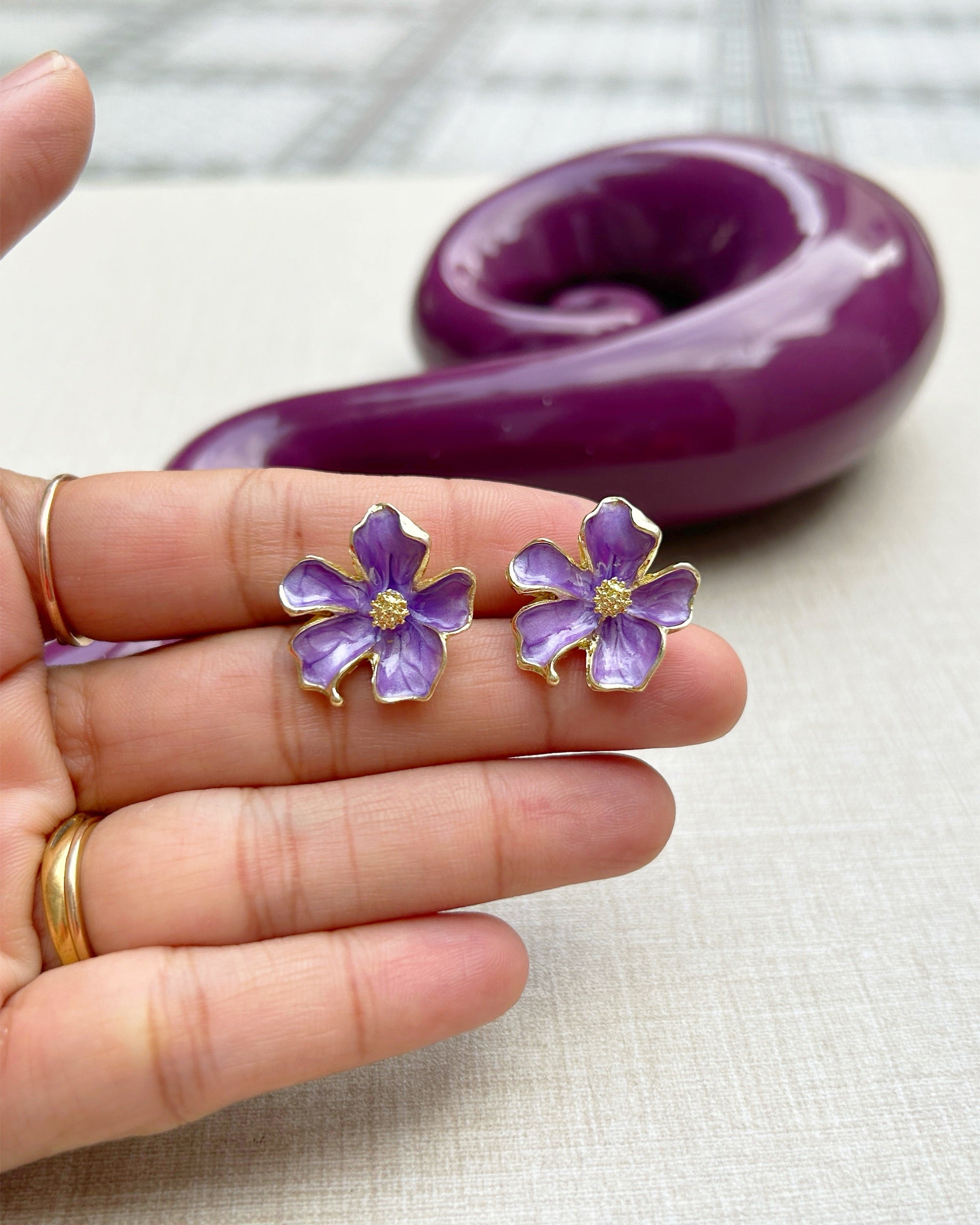 Flower Ear Stud
