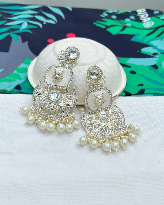 kundan earrings tops