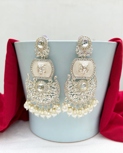 kundan earrings tops