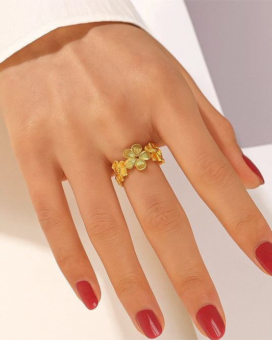 gold finger ring women