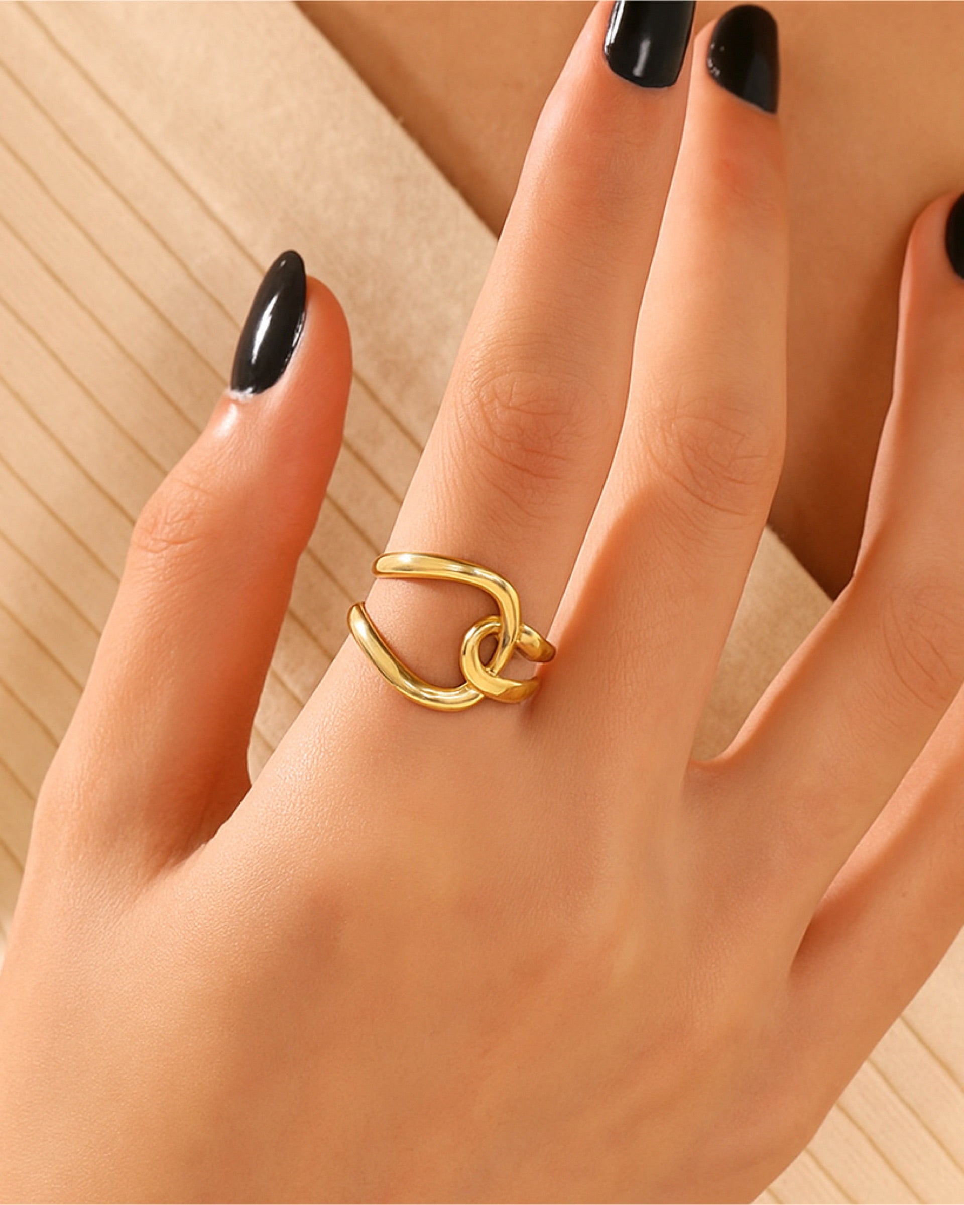 gold plated finger rings