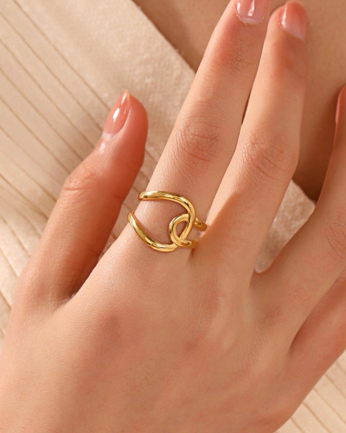 gold plated finger rings