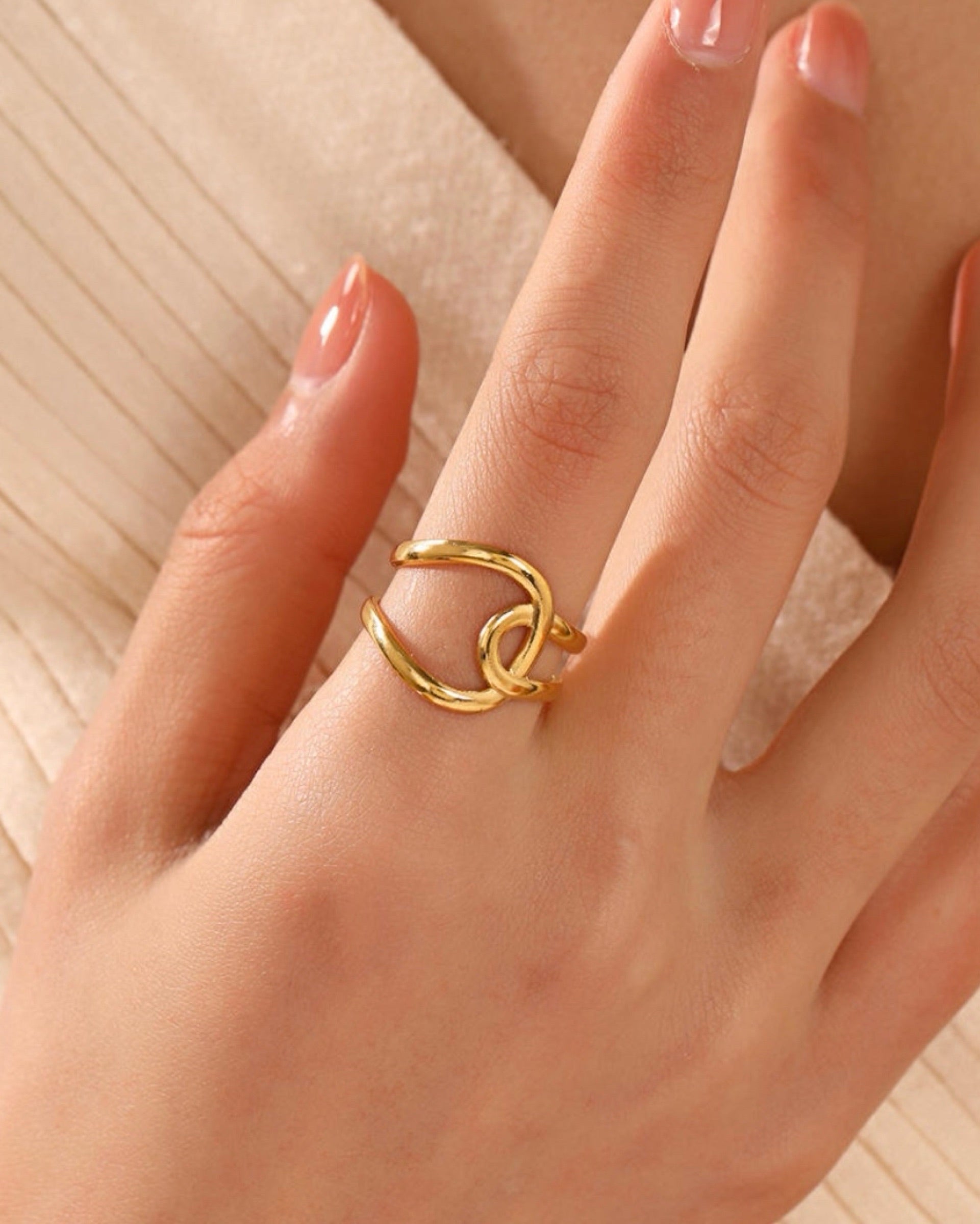 gold plated finger rings