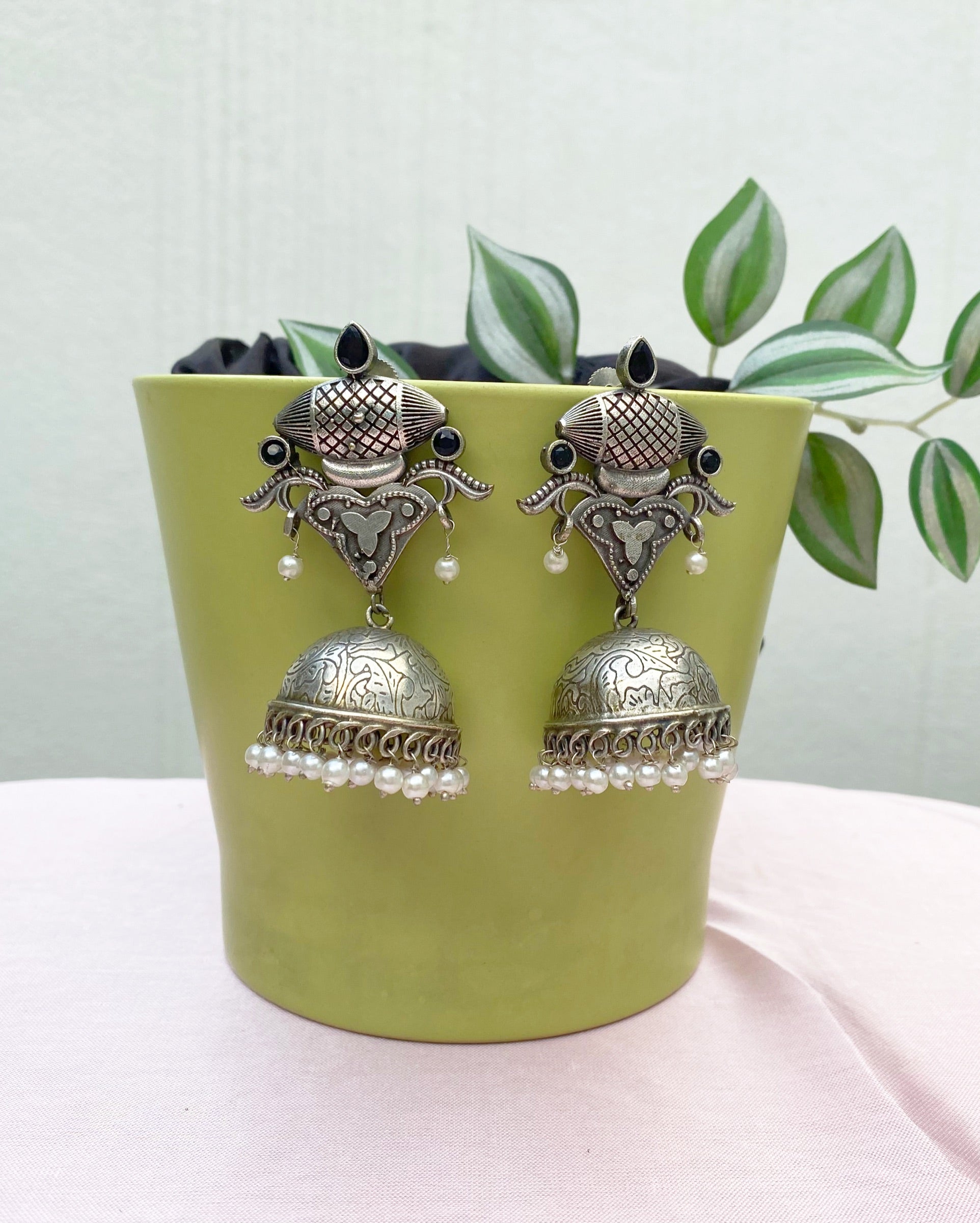 Black Long Jhumka