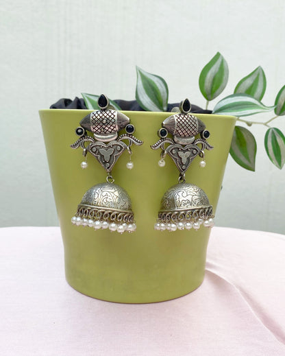 Black Long Jhumka