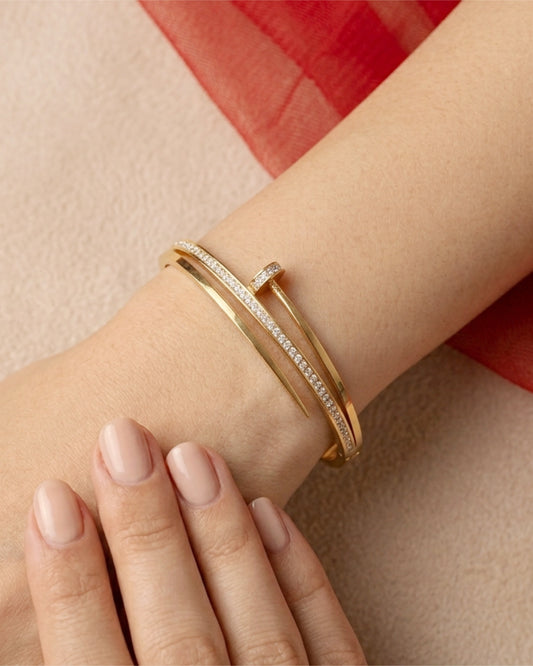 Nail / Wrap Bypass Bangle
