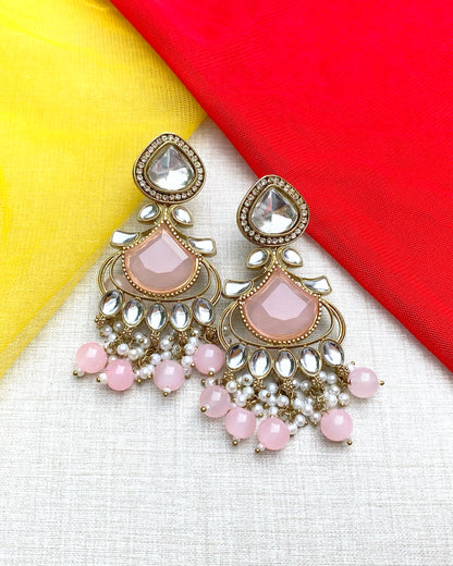 Baby Pink Heritage Earrings
