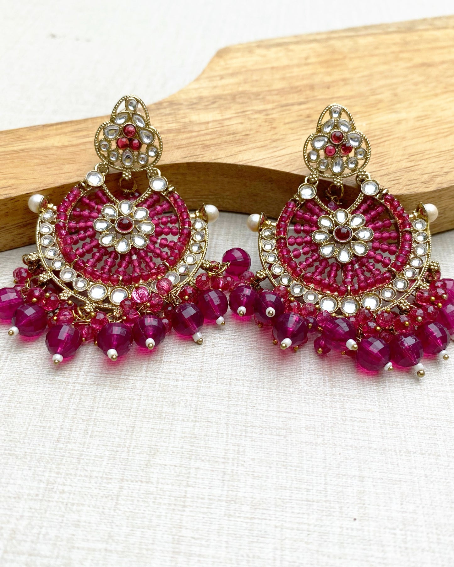 Meera Mahal Chandeliers Earring