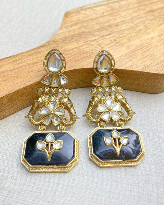Black Imperial Elephant Chandbalis