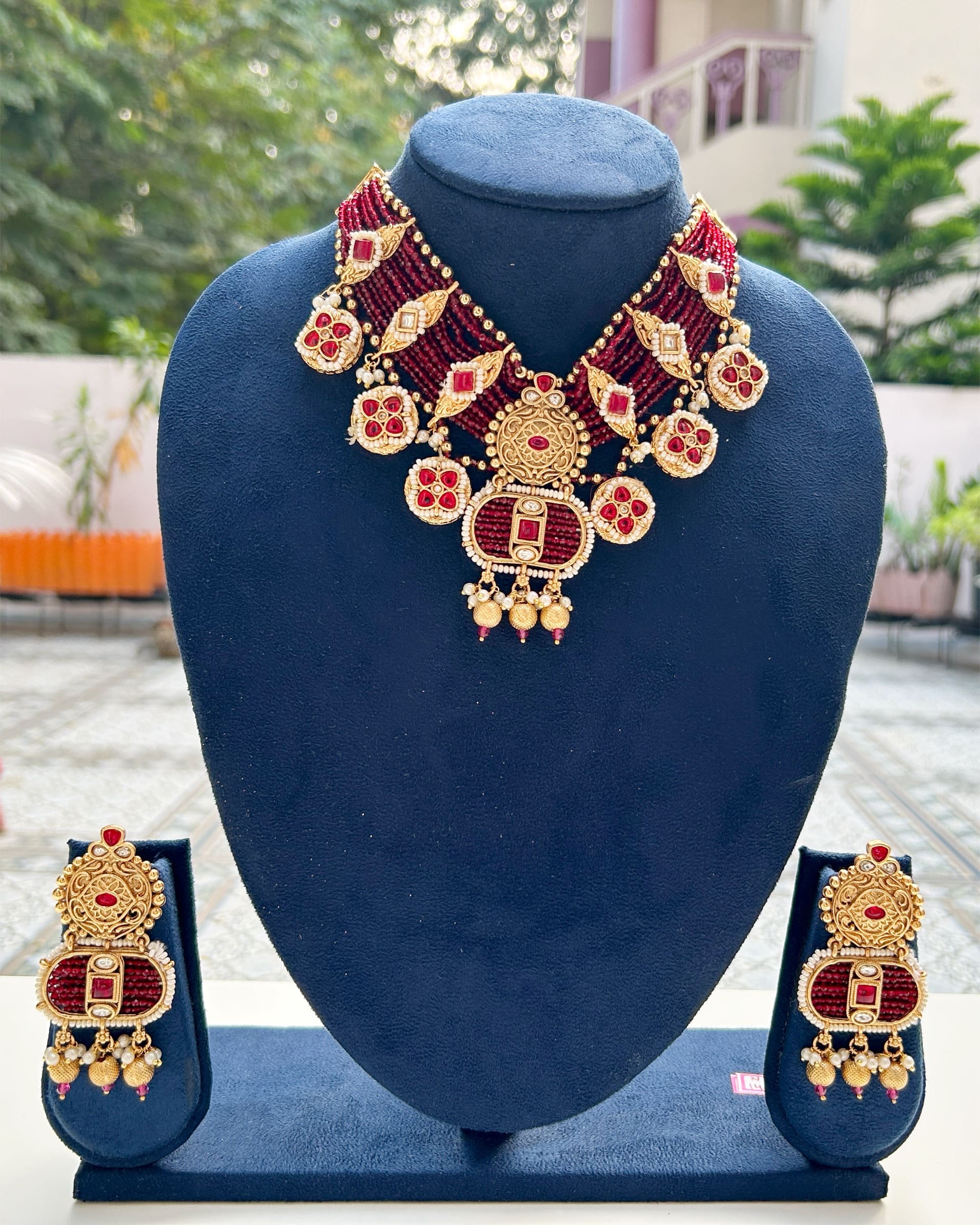 pearl beaded necklace