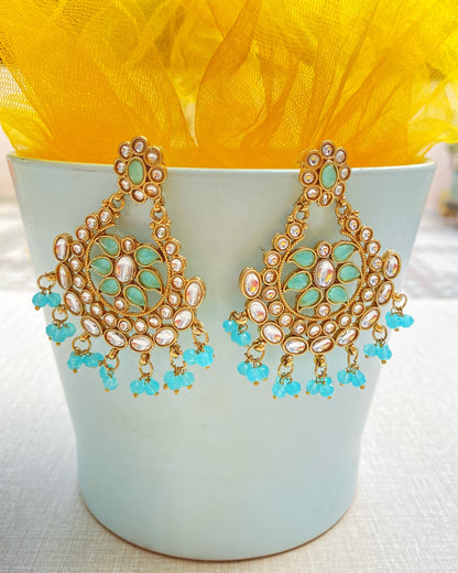 Ocean Breeze Chandbali Earring