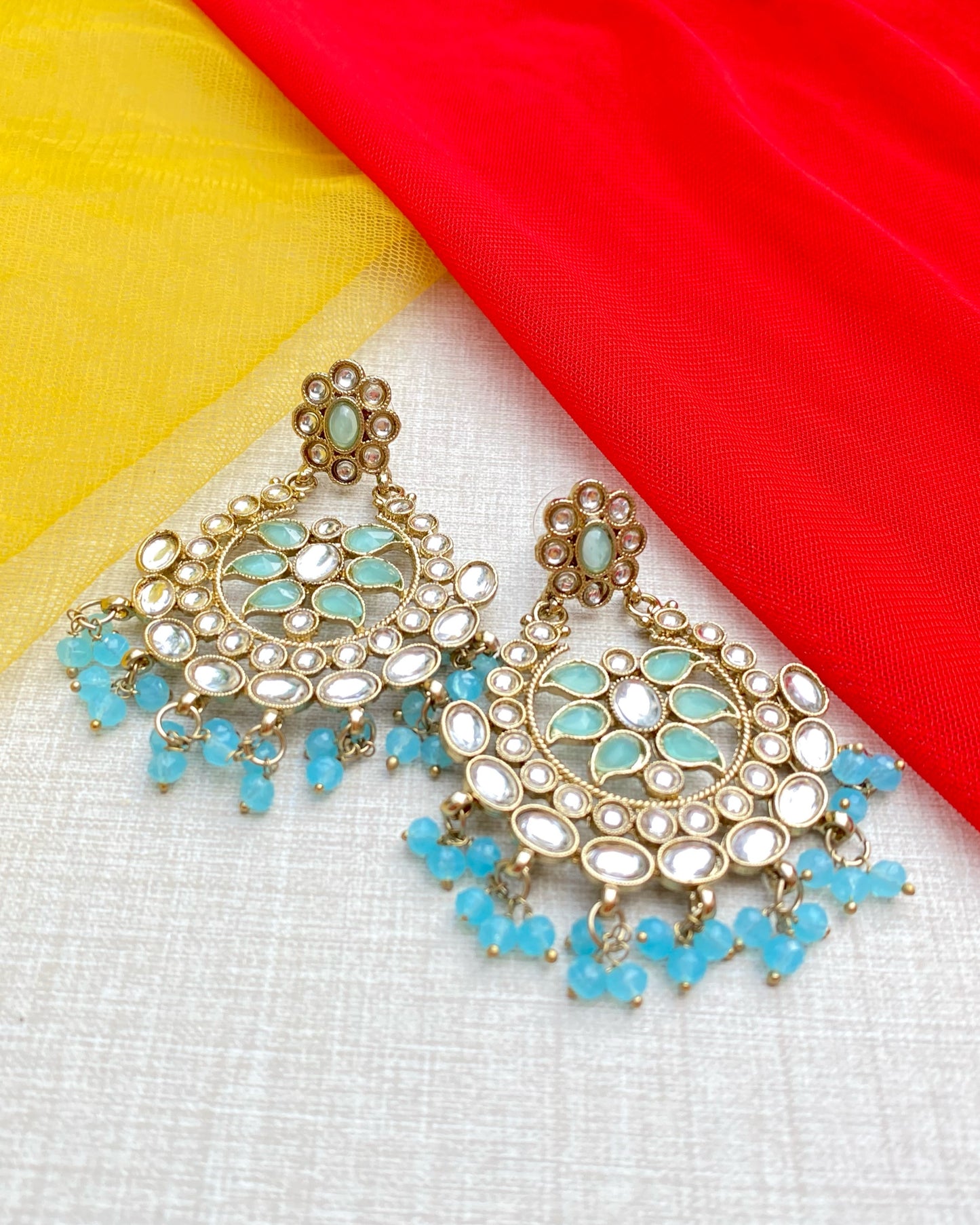 Ocean Breeze Chandbali Earring