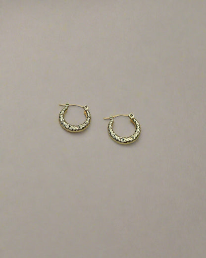 gold earrings 18kt