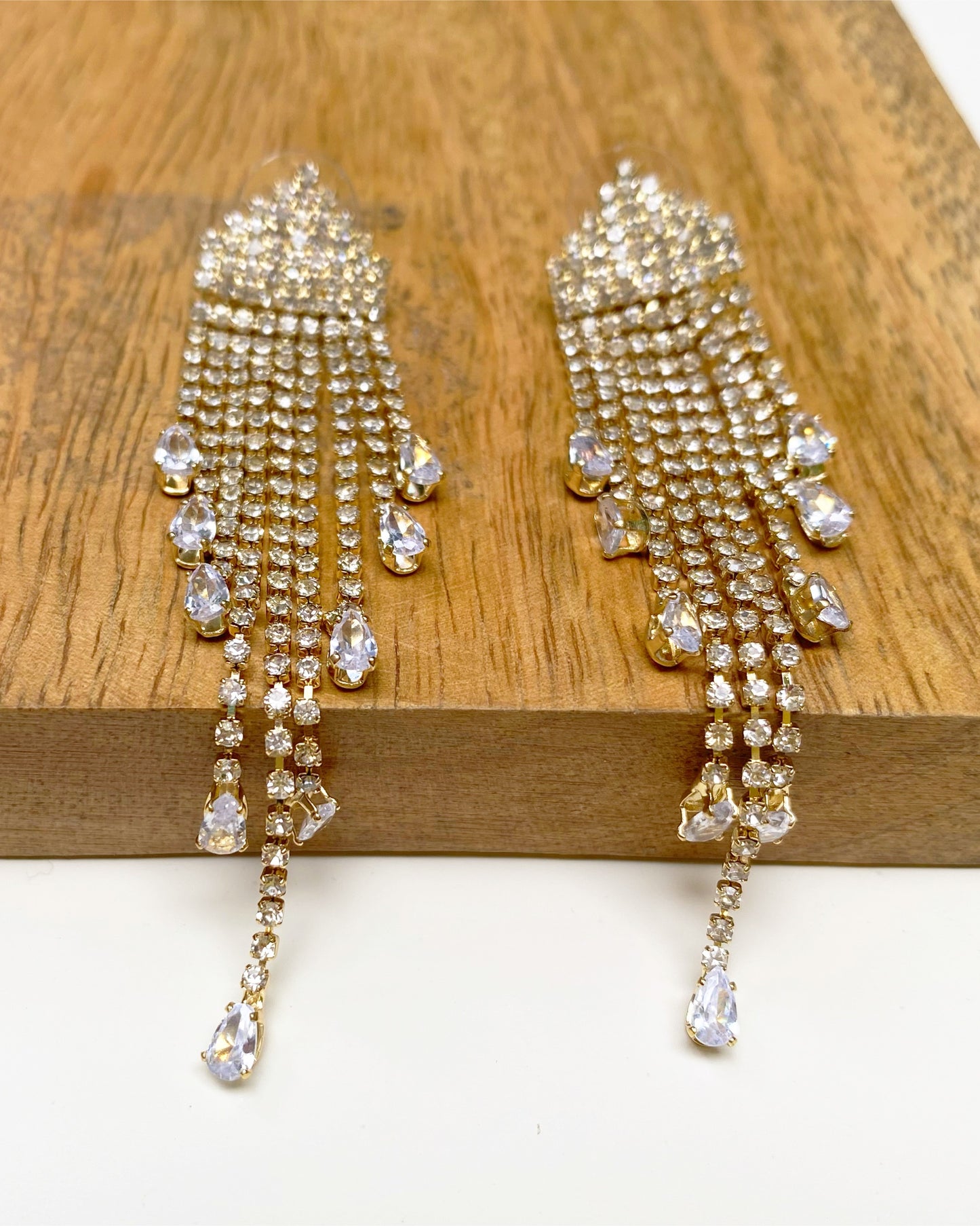 Crystal Waterfall Earrings