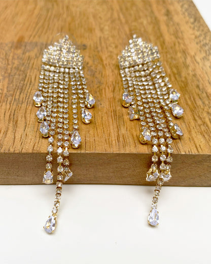 Crystal Waterfall Earrings