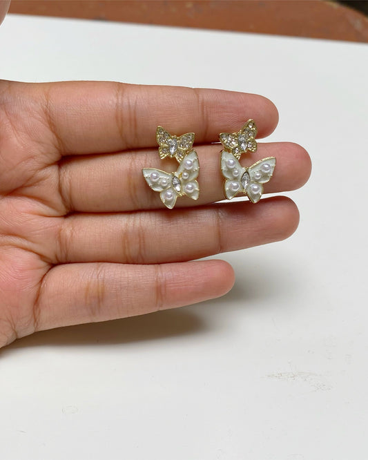Twin Flutter Earrings