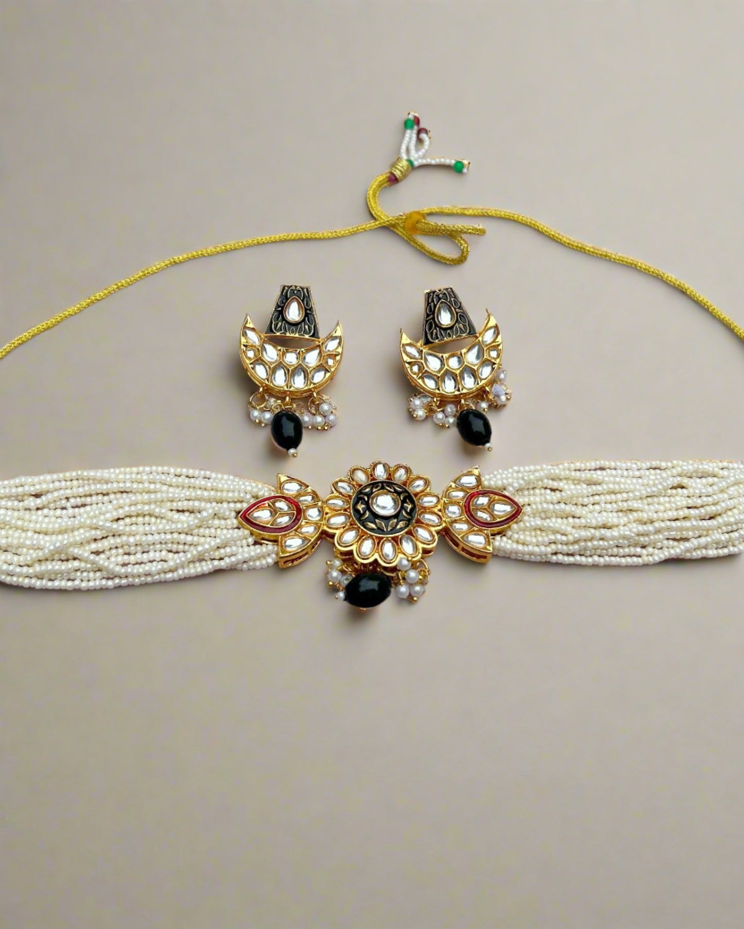 pearl choker set