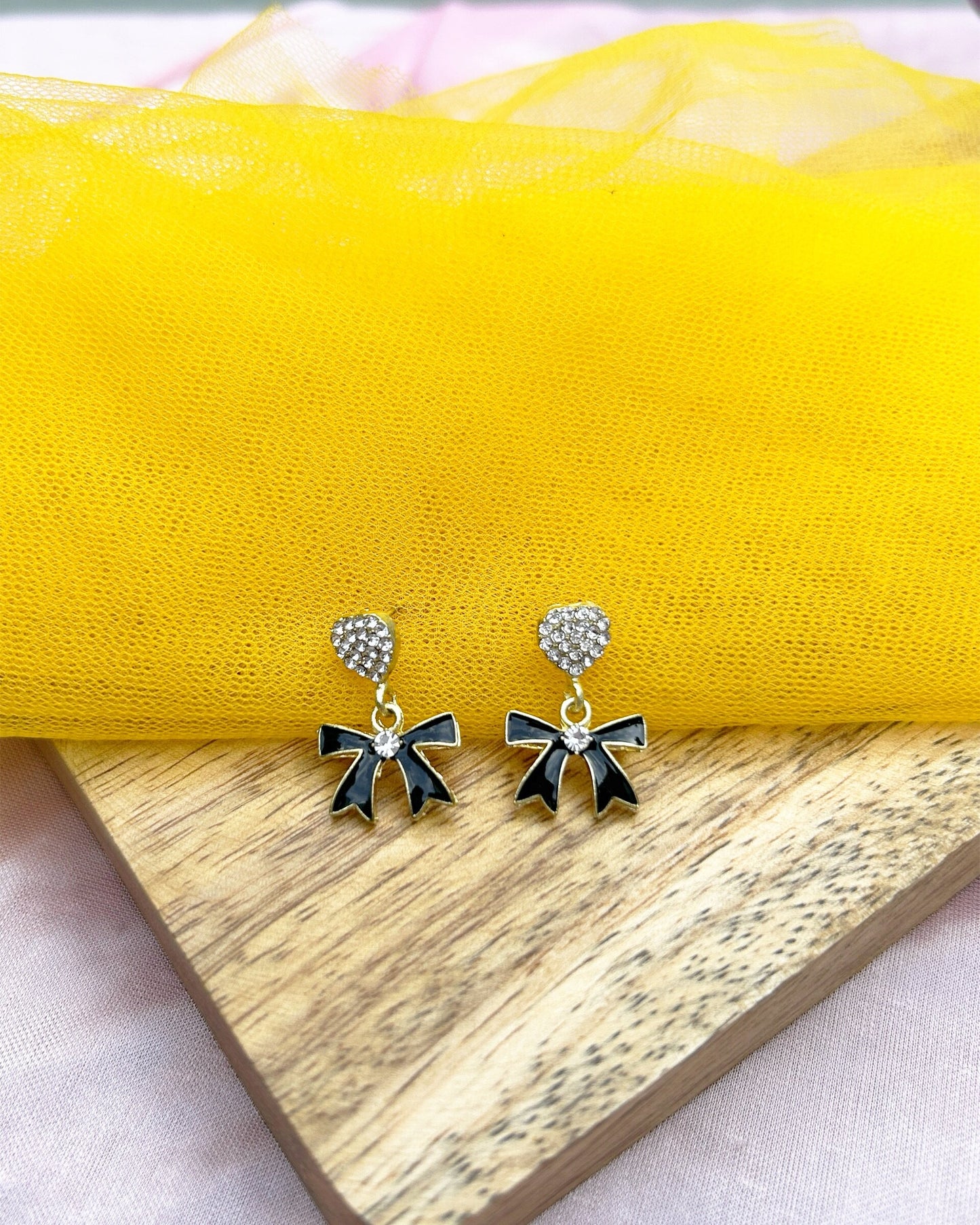 Earrings With Bow