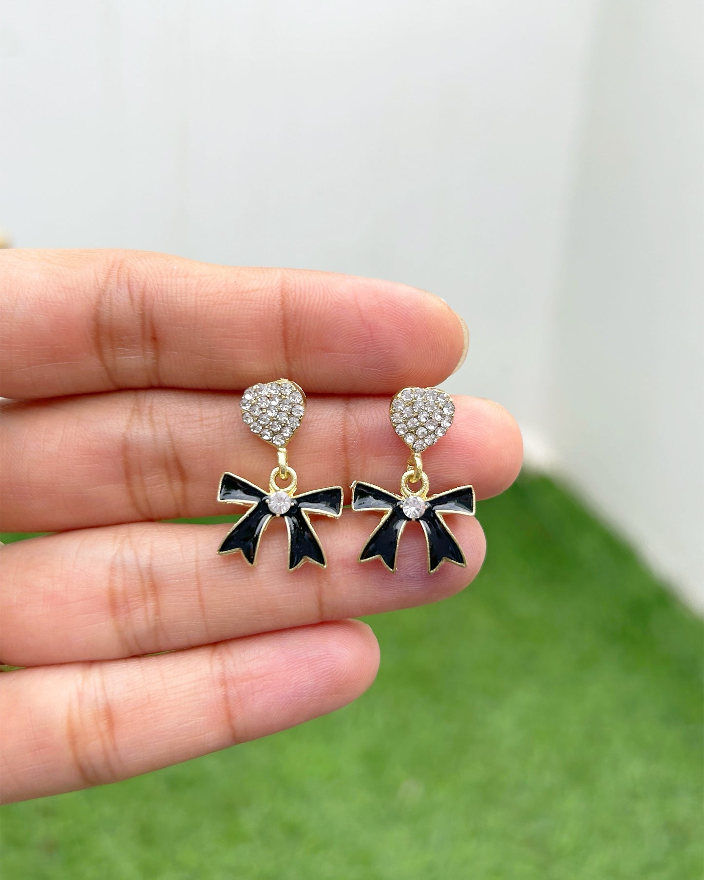 Earrings With Bow