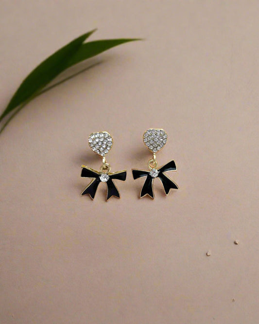 Earrings With Bow