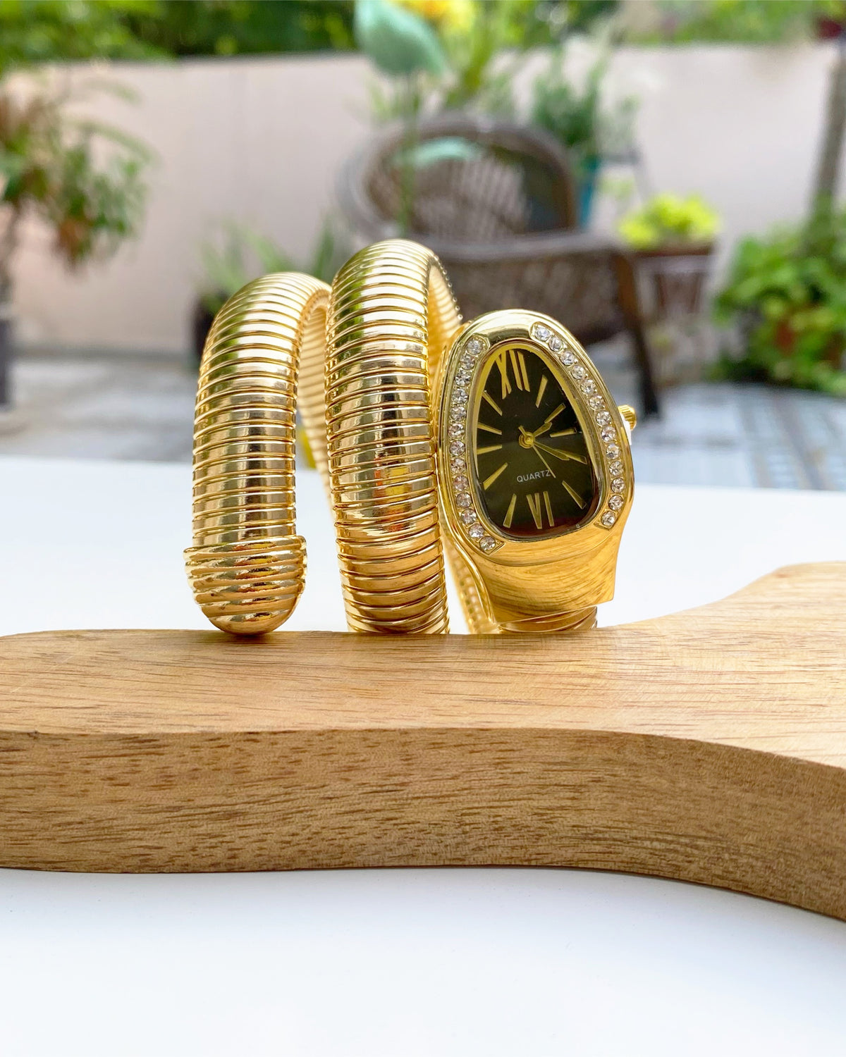 Serpent Wrap Bracelet Watch