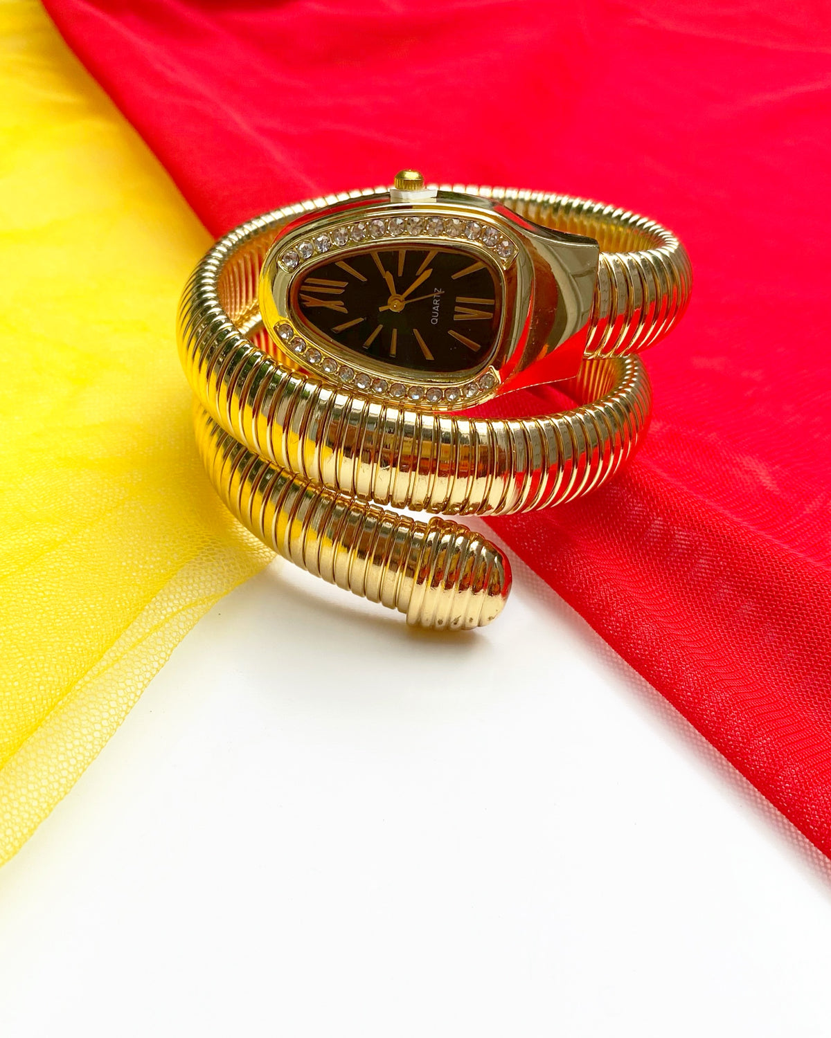 Serpent Wrap Bracelet Watch