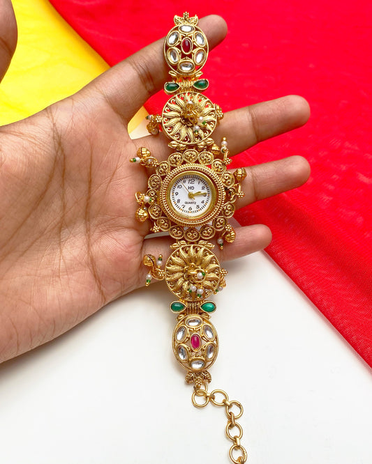 Golden Temple Sunburst Watch