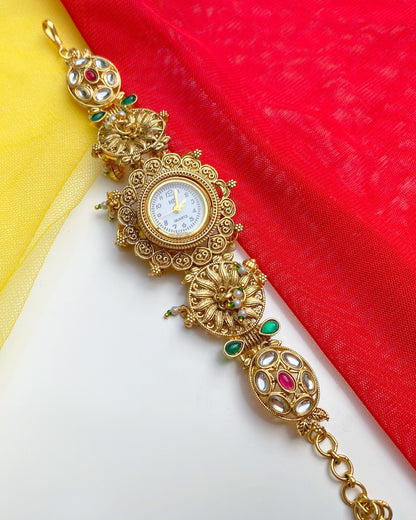 Golden Temple Sunburst Watch