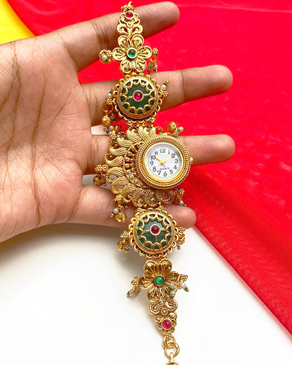Traditional Gold Plated Heritage Bracelet Watch