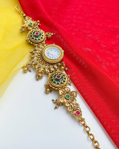 Traditional Gold Plated Heritage Bracelet Watch