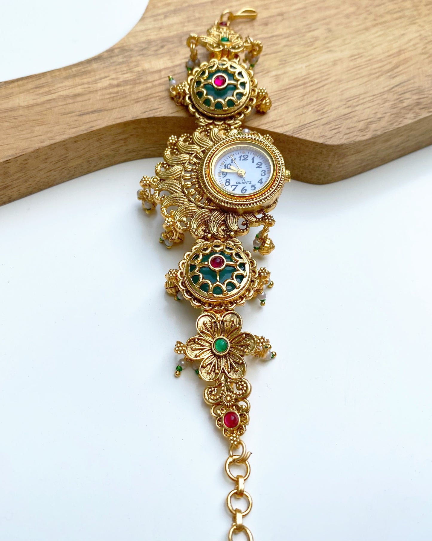 Traditional Gold Plated Heritage Bracelet Watch