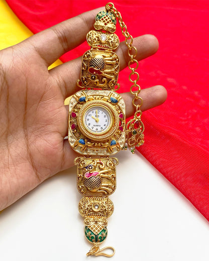 Heritage Royal Elephant Engraved Watch