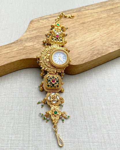 Golden Maharani Medallion Heritage Watch