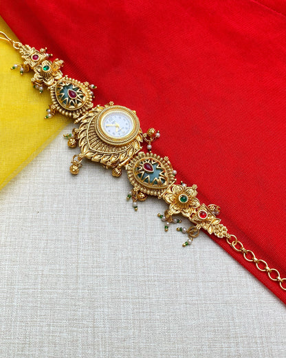 Antique Gold Imperial Crest Heritage Watch