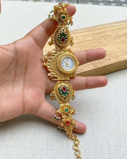 Antique Gold Imperial Crest Heritage Watch