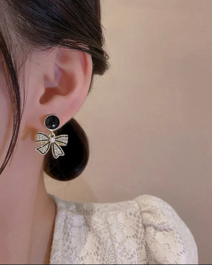 earrings with bows