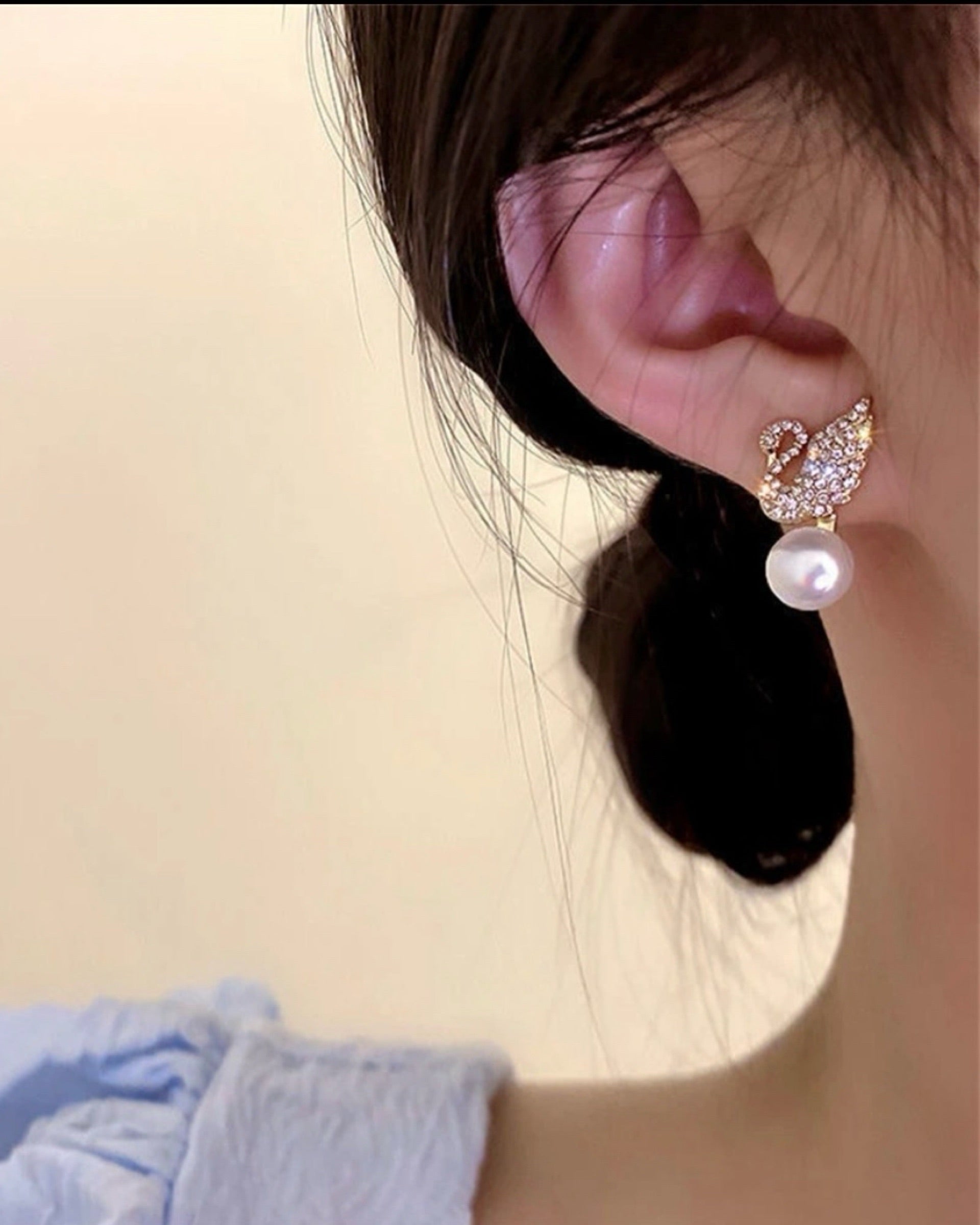 korean earrings gold