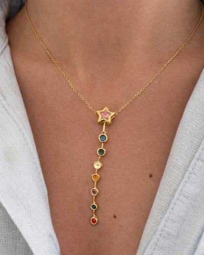 Star Element Y Chain Necklace